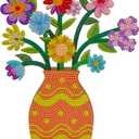 geesfayan Diamond Art Kits for Adults, DIY Vase Diamond Art, Diamond Painting Kit, Ideal Desktop Ornaments & Thoughtful Female Gifts