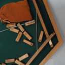 Shut The Box Game Wooden Board Game for 1-6 Players with 16 Dice, Dice Game for Adults & Kids at Home, Classroom or Parties