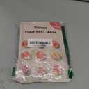 Peach Foot Peeling Mask, 3 Pairs of Skin Exfoliating Foot Masks for Dry feet, Cracked heels, Callus, Dead Skin Remover, Smooth Touch Feet, Spa Experience at Home or Travel