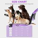 Waterproof AirTag Dog Collar - Reflective Comfortable Dog Collars with Air Tag Holder - GPS Dog Tracker Collar with Quick Easy Install - for Large Medium Small Dogs(Purple, XL)