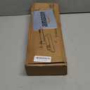 helloleiboo 43.7" Extendable Ice Scrapers for Car Windshield for 12 Adjustable Length Settings with Foam Grip and 360° Pivoting Brush Head Detachable Snow Brush for Truck SUV(Orange)