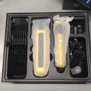 Hair Trimmer for Men, Cordless Hair Clippers and Trimmer Set, Waterproof T-Blade Trimmer,Professional Hair Cutting Kit,Zero Gap Haircutting Set, LCD Display,Suitable for Oil Head, Carving,Bald