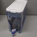 ZeroWater 32-Cup 5-Stage Water Filter Dispenser with Instant Read Out - 0 TDS for Improved Tap Water Taste - IAPMO Certified to Reduce Lead, Chromium, and PFOA/PFOS