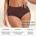 Everdries Washable & Reusable Incontinence Underwear for Women Over 60 - Leakproof, Discreet, Absorbent, Machine-Washable Panties (Comfort Plus, L, Pack of 5)