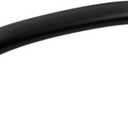 Hickory Hardware 1 Pack Solid Core Kitchen Cabinet Pulls, Luxury Cabinet Handles, Hardware for Doors & Dresser Drawers, 3-3/4 Inch (96mm) Hole Center, Matte Black, Zephyr Collection