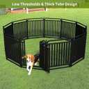 Dog Playpens, Upgraded Heavy Duty Tube Puppy Play Pen for Indoors,Dog playpen Outdoor for Small Medium Dogs, Portable Dog Pen, 32" H 8 Panels