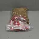 Miss U Hair Christmas Long Blonde Braided Funny Wig with Red Necklace and Ribbon Bow for Small Head