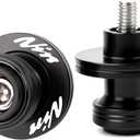 Compatible with Ninja 650 2025 Ninja 500 SE Ninja 400 NINJA 1000 SX 2017-2025 2026 ZX6R 636 ZX10R ZX-4RR ZH2 CNC Motorcycle Swingarm Spool Sliders Stand Screws (Black)