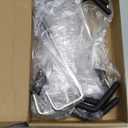 Rafter Hanger Hook, Large S Hooks for Hanging, Ladder Hanger, Bike Hooks, Garage Storage Organizer, Black 8PC