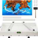 Large Epoxy Resin Mold 24"x12"x3" Inch, Reusable Resin Table Mold with Dividers for Epoxy Resin Casting, Coffee Table, River Table, Cutting Board, Tray, Home Decoration