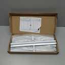 Putros Metal Arch Backdrop Stand 7.2FT White Wedding Backdrop Stand Square Arch Frame for Birthday Party Bridal Baby Shower Ceremony Decoration (7.2x4FT(HxW))