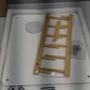 2 PCS Nesting Stone Drying Mat for Kitchen Counter,Equipped Dish Rack,Tableware Drying Mat Set,Diatomaceous Earth MaterialSuitable for Plates,Cups and Any Kitchen Utensils (White) (12 IN x 16 IN)