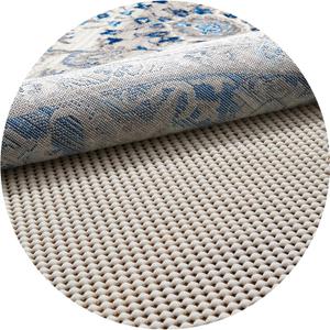 Veken 7x7 Ft Round Rug Pad Gripper for Hardwood Floors, Circle Non Slip Rug Pads for Area Rugs, Thick Rug Grippers for Tile Floors, Under Carpet Anti Skid Mat, Keep Your Rugs Safe and in Place (White)