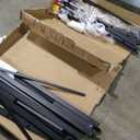 Liians King Size Bed Frame with USB Charging Station, Storage Headboard with Smart LED Lights, Metal Platform Bed Noise Free, No Box Spring Needed, Easy Assembly