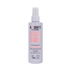 Noughty 97% Natural Hello Curl Define and Re-Shape Curl Primer, Vitamin Rich Formula for Curly and Wavy Styles, with Sea Kelp and Shea Butter, Sulfate Free Vegan Haircare 6.7fl.oz