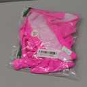 Pink Queen Women's Crop Top High Waisted Cheeky Bikini Set Two Piece Swimsuits XL Rose Red