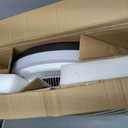 24" Bladeless Ceiling Fan with Light, Low Profile Ceiling Fans with Light, Remote/App Control, Smart Modern Ceiling Fans with Lights, 3 Dimmable LED Light for Bedroom, Living Room Back