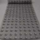 Non-Slip Bathtub mat, 40" x 16" Shower Mat with Suction Cups and Water Drain Holes, Extra Long Bath Mat, BPA, Latex, Phthalate Free (Transparent Grey)