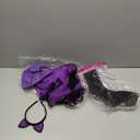 Girls Bat Halloween Costume Witch Cosplay Costume Tutu Dress Set for Kids (10-12Y, Bat Purple)