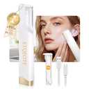 Sonic Dermaplaning for Women Face 【Ultrasonic Precision Hair Removal】Rechargeable dermaplane razor for women face 【Gentle Exfoliation】3-speed adjustment & White LED Light,10 Replacement Blades