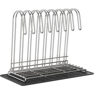 IDEATECH Reusable Bag Rack with Cup Drying Mat,Plastic Bag Dryer Rack Dish Drying,Collapsible Kitchen Counter Storage Organizer Sponge Holder,Dryer Rack for Silicone Storage Bag,Kitchen Must Have