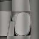 Automatic Mouthwash Dispenser for Bathroom, 20.3oz(600ML) Touchless Electric Mouth Wash Dispensers Bathroom Accessories with 2 Magnetic Cup Wall Mounted Mouth Wash Dispenser for Home Kids (White)