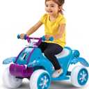 Kid Trax Toddler Disney Frozen 2 Electric Quad Ride On Toy, Kids 1.5-3 Years Old, 6 Volt Battery and Charger Included, Max Weight 45 lbs, Frozen 2 Blue
