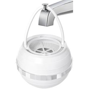 Bath Filter for Tub - BathWater Filter with Overflow, Easy Install - White