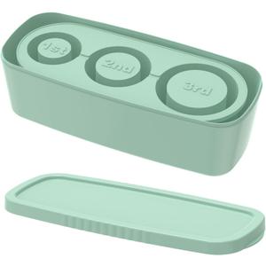 Tray for Cup,3 Hollow Cylinder Molds for 30-40oz Tumbler Cup,Silicone with Lid and Storage Box,Easy to Release Ice Maker Cube Tray for Juice Drinks Coffee/3472 (Color : Mint Green), 21213 Tray for Cup,3 Hollow Cylinder Molds for 30-40oz Tumbler Cup,Silicone with Lid and Storage Box,Easy to Release Ice Maker Cube Tray for Juice Drinks Coffee/3472 (Color : Mint Green), 21213