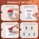 Gejoy 25 Sets Positive Mini Figurines Gifts Miniature Emotional Mini Rubber Toy with Positive Card Gift Bags Inspirational Birthday Gifts for Coworkers Employees (Rock)