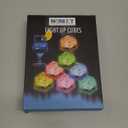 Nonley Light Up Ice Cubes for Drinks, 12 Pack LED Ice Cubes Liquid Activated, Glow in The Dark Waterproof Ice Cubes for Home Bar Supplies Summer Party Wedding Decor