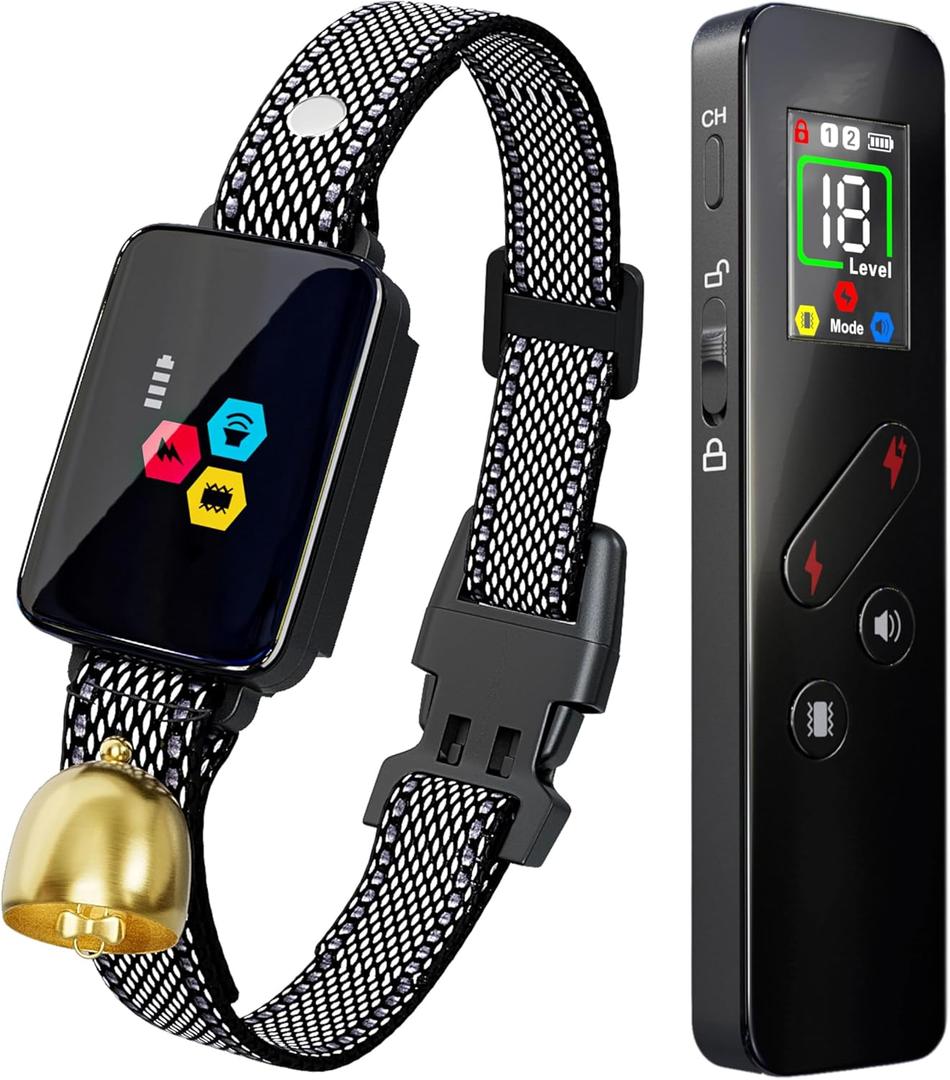 Shock Collar 1254FT IP1.2 Waterproof 2.3 Training Modes Beep Vibration Shock Mode Top huilv
