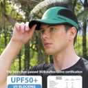 GADIEMKENSD Mens Folding Outdoor Hat Long Brim UPF 50+ Sun Protection