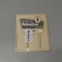 Let The Adventure Begin Baby Shower Cake Topper - Happy Camper Wooden Cake Topper,Natural Adventure Themed Decor,Baby Shower Decorations