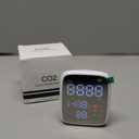 5-in-1 CO2 Carbon Dioxide Detector, Dienmern Portable Air Quality Monitor Indoor, 1600mAh Powerful Battery CO2 Monitor for CO2/Temp/Humidity, LED Display CO2 Detector for Travel/Office/Home/Grow Tents