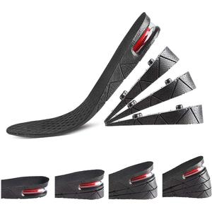 Height Increase Insole, 4-Layer Adjustable Shoe Insert Lift Kit 1.2 to 3.3 Inch with Heel Air Cushion for Men&Women 5-9