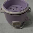 AROMA CoreCoat Rice Cooker with Pop-Up Food Steaming Basket (4 Cups Cooked, 2 Cups Uncooked) (Lilac)