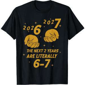 67 NYE 2026 Funny Boys Kids New Years Eve Party 6 7 Meme 6-7 T-Shirt, Size M