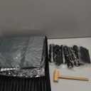 12 Panels Small Animal Playpen, 48" x 24" x 16" Pet Playpen with Waterproof Mat, C&C Cage for Guinea Pigs, Puppy Play Pen, Bunny Playpen, Indoor Outdoor Portable Metal Wire Yard Fence