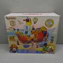 Disney Junior Mickey Mouse Funhouse Treasure Adventure Pirate Ship with Bonus Figures, 18-Piece Toy Figures and Playset, Kids Toys for Ages 3 Up,  by Just Play