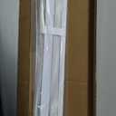 LazBlinds No Tools No Drill 1" Vinyl Mini Blinds, Cordless Blinds for Windows, Light Filtering Horizontal Window Blinds & Shades, 21" W x 36" H, White