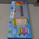 Electronic Alphabet Wall Chart, Talking ABC, 123s, Music Poster, Kids Learning Toys for Toddlers 1-3, Interactive Educational Toddler Toy, Birthday Gifts for Age 1 2 3 4 5 Year Old Boys Girls - Blue