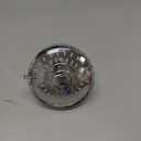 AISOSO Shower Head, 5 Modes High Pressure Shower Heads for Relaxed Shower Experience, 4.1 Inch Bathroom Fixed Showerhead Even at Low Water Pressure for Powerful Spray, Chrome (Bright Silver)