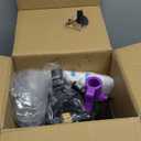 CYK Steam Mops for Floor Cleaning, 12 in 1 Handheld Steam Cleaner for Home, Floor Steamer for Hardwood Floors and Tile (Purple-grey)