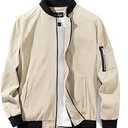 Men's Slim Fit Lightweight Sportswear Jacket Casual Bomber Jacket 100