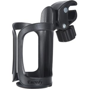 Universal Stroller Cup Holder, Upgrade Cup Holder for Walker, Attachable Bike Water Bottle Holder, Drink Holder Attachment for Wheelchair, Motorcycle, Scooter, Bicycle, Rolling Walker, Trolley