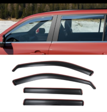 Visor Rain Guards Compatible with 2024 2025 2026 Toyota Grand Highlander Front and Rear in-Channel Window Visors Wind Deflectors Weather Shield for Grand Highlander 4PCS Accessories