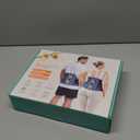 Heating Pad for Back, Cordless Heating Pad for Period Cramps Pain Relief, Portable Lower Back Electric Massager Wearable, Birthday Gifts for Men Women Dad Mom Grandpa Grandma Rechargeable (Blue)