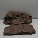 Leather Look Recliner Couch Cover, 8-Pieces Stretch Recliner Sofa Covers, Soft Reclining Slipcover, Washable Furniture Protector for Pets (3 Seater, Brown)