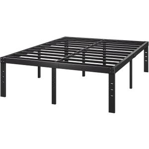 COMASACH 16 Inch King Size Bed Frame Supports up to 3500lbs, No Box Spring Needed, Platform with Heavy Sturdy Metal Steel, Easy Assembly, Under Bed Storage, Noise-Free, Non-Slip
